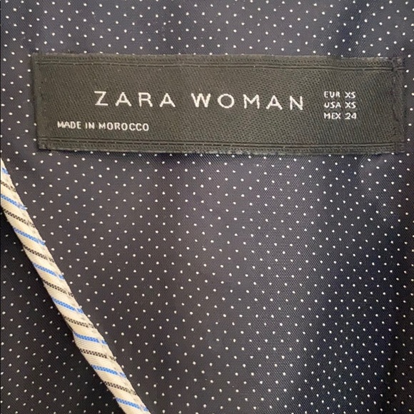 Zara Textured Navy Blazer - Picture 11 of 11